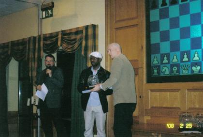 Major section winner Joel Ferrer.